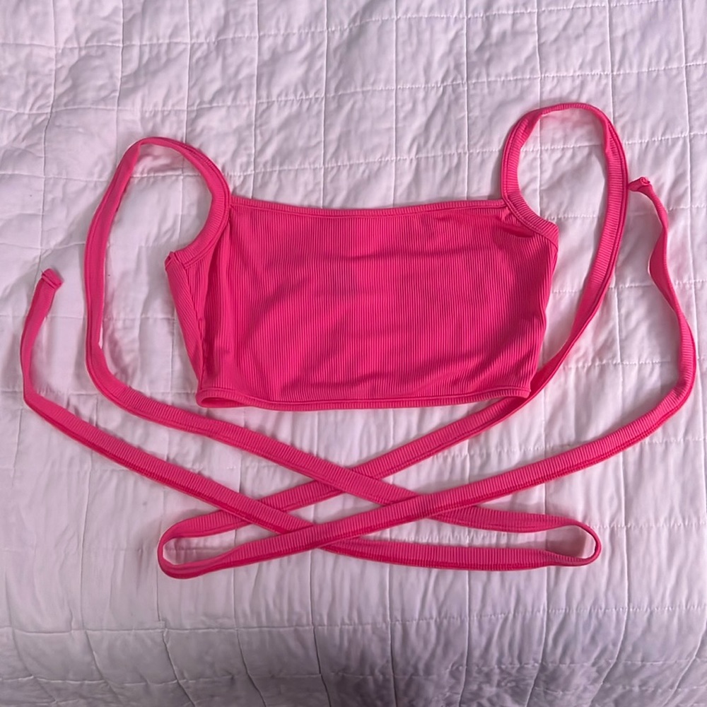 tie around crop top
